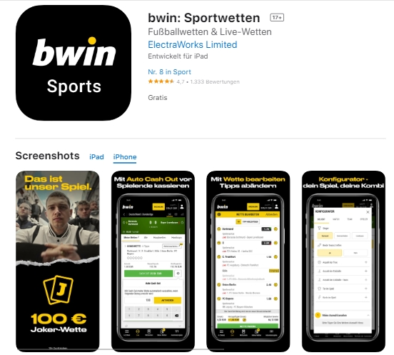 Bwin Mobile-Wetten