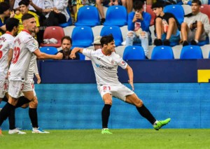Triff Oliver Torres für Sevilla gegen Valencia? © IMAGO / Icon Sportswire, 18.09.2022 Sevilla Valencia Tipp