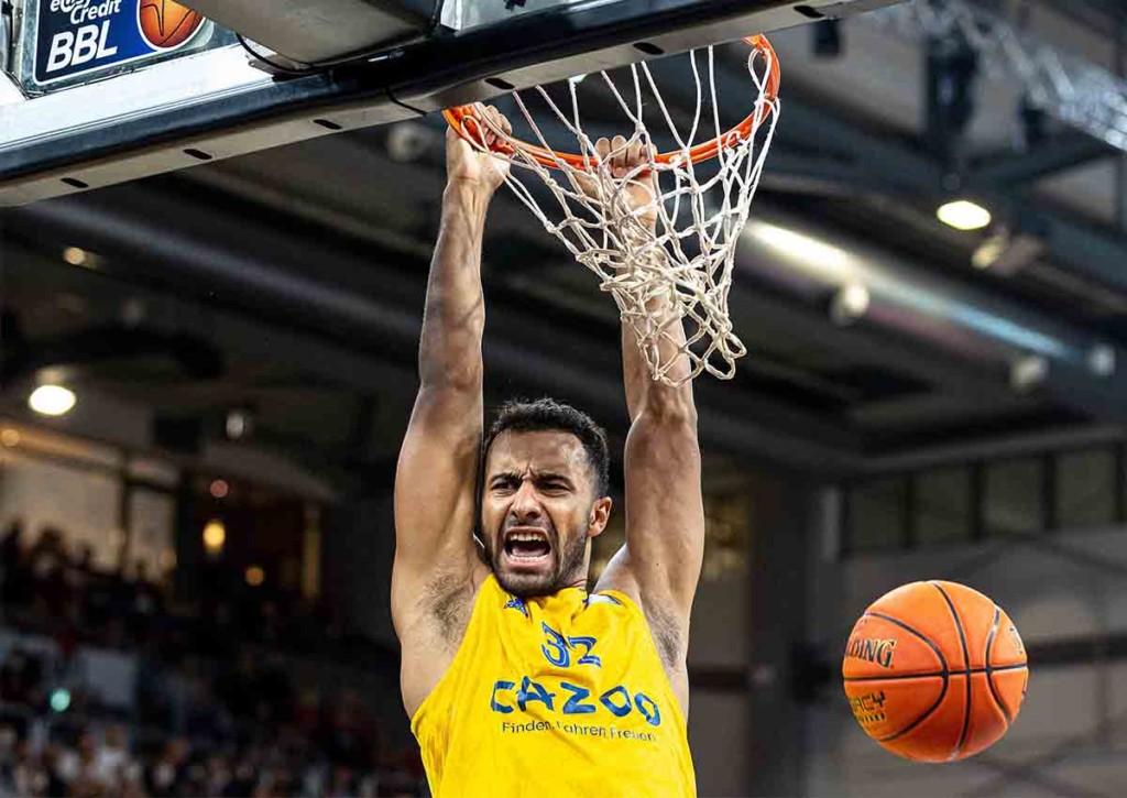 Wie heißt Alba Berlin (im Bild: Johannes Thiemann) Rückkehrer Partizan Belgrad in der Euroleague willkommen? © IMAGO / Eibner, 02.10.2022 Alba Berlin Partizan Belgrad Tipp