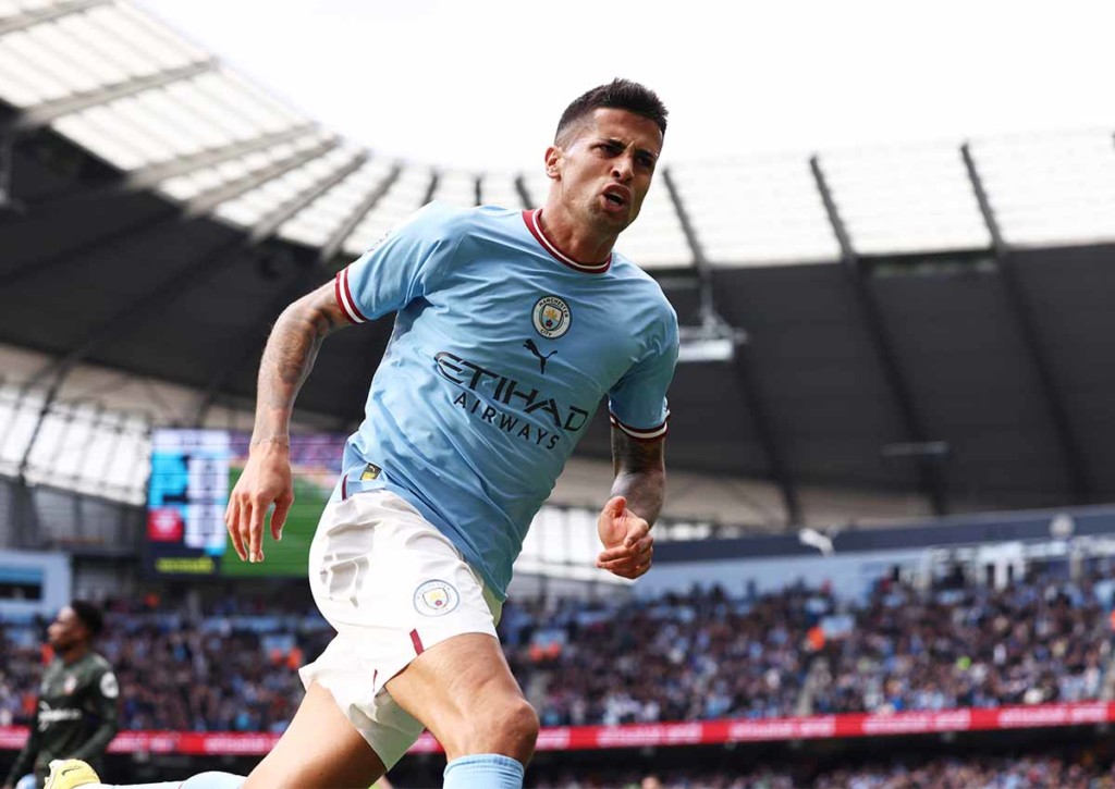 Beendet Manchester City (im Bild: Joao Cancelo) die Heimremisserie des FC Kopenhagen? © IMAGO / Sportimage, 08.10.2022 FC Kopenhagen Manchester City Tipp