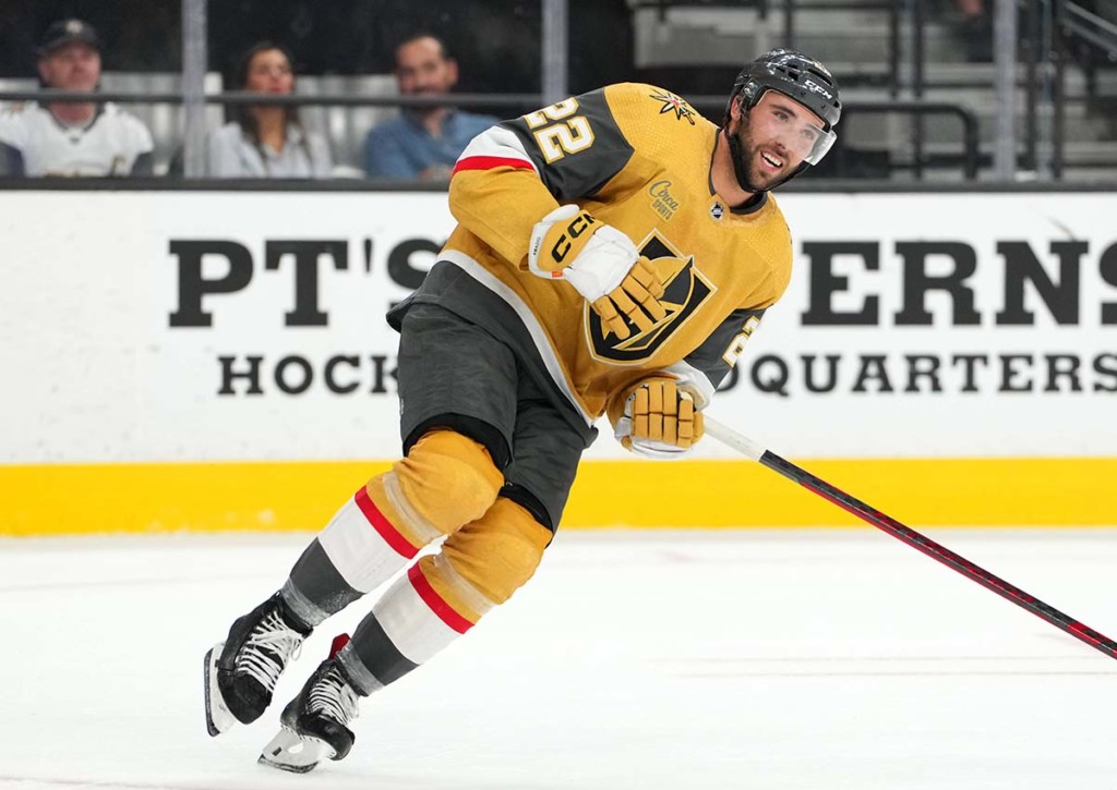 Holen die Vegas Golden Knights (im Bild: Michael Amadio) bei den Los Angeles Kings einen Sieg? © IMAGO / USA TODAY Network, 04.10.2022 Los Angeles Kings Vegas Golden Knights Tipp