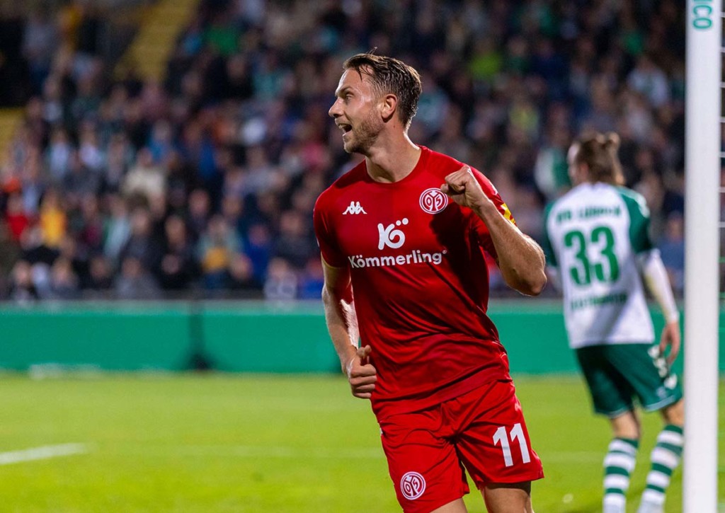Trifft Mainz-Goalgetter Marcus Ingvartsen auch gegen Köln? © IMAGO / Agentur 54 Grad, 18.10.2022 Mainz Köln Tipp