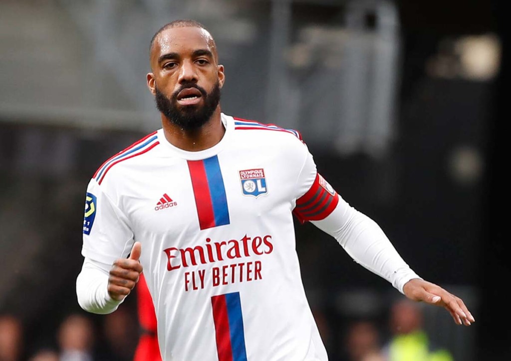 Alexandre Lacazette will mit Lyon bei Montpellier dreifach punkten. © IMAGO / PanoramiC, 16.10.2022 Montpellier Lyon Tipp