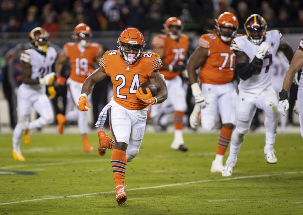 Rennt Khalil Herbert von den Bears auch die Defense der Patriots in Grund und Boden?