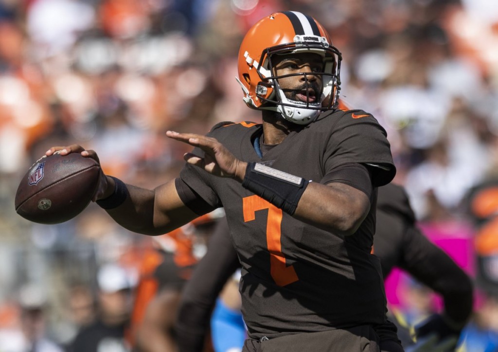 Schaltet Jacoby Brissett mit seinen Browns gegen die Patiots endlich einen Gang nach oben?
