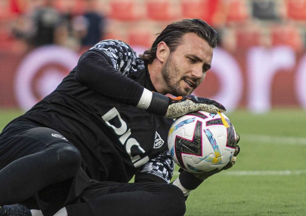 Dimitrievski (Rayo Vallecano) will gegen Elche die Null halten. © IMAGO / Just Pictures, 27.08.2022 Rayo Vallecano Elche Tipp