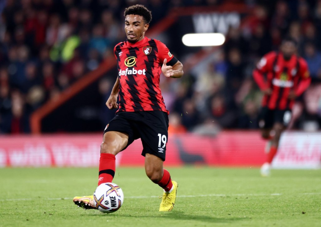 Setzt sich Bournemouth (im Bild: Junior Stanislas) im EFL Cup gegen Everton durch? © IMAGO / James Marsh/Shutterstock, 19.10.2022 Setzt sich Bournemouth (im Bild: Junior Stanislas) im EFL Cup gegen Everton durch?