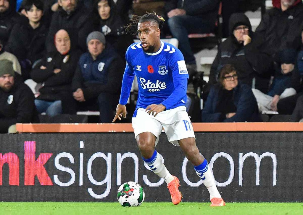 Liefern sich Everton (im Bild: Iwobi) und Bournemouth eine trefferreiche Partie? © IMAGO / Pro Sports Images, 08.11.2022 Bournemouth Everton Tipp