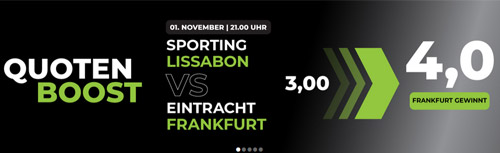 Happybet verbessert Sporting Frankfurt Quote