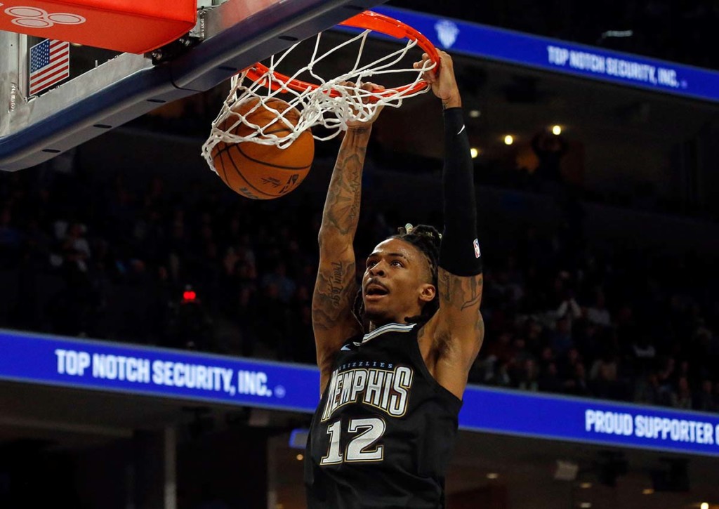 Führt Ja Morant die Memphis Grizzlies zum Sieg über Thunder? © IMAGO / USA TODAY Network, 11.11.2022 Grizzlies Thunder Tipp