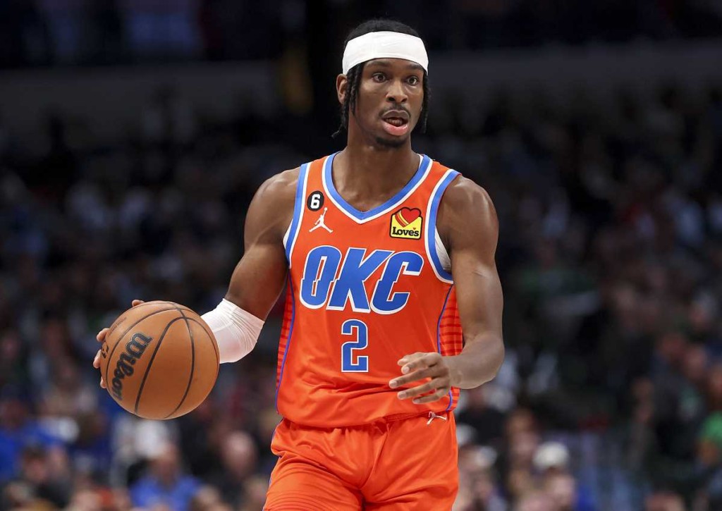 Spielt Gilgeous-Alexander (Oklahoma) gegen die favorisierten Nuggets stark auf? © IMAGO / USA TODAY Network, 29.10.2022 Oklahoma City Thunder Denver Nuggets Tipp