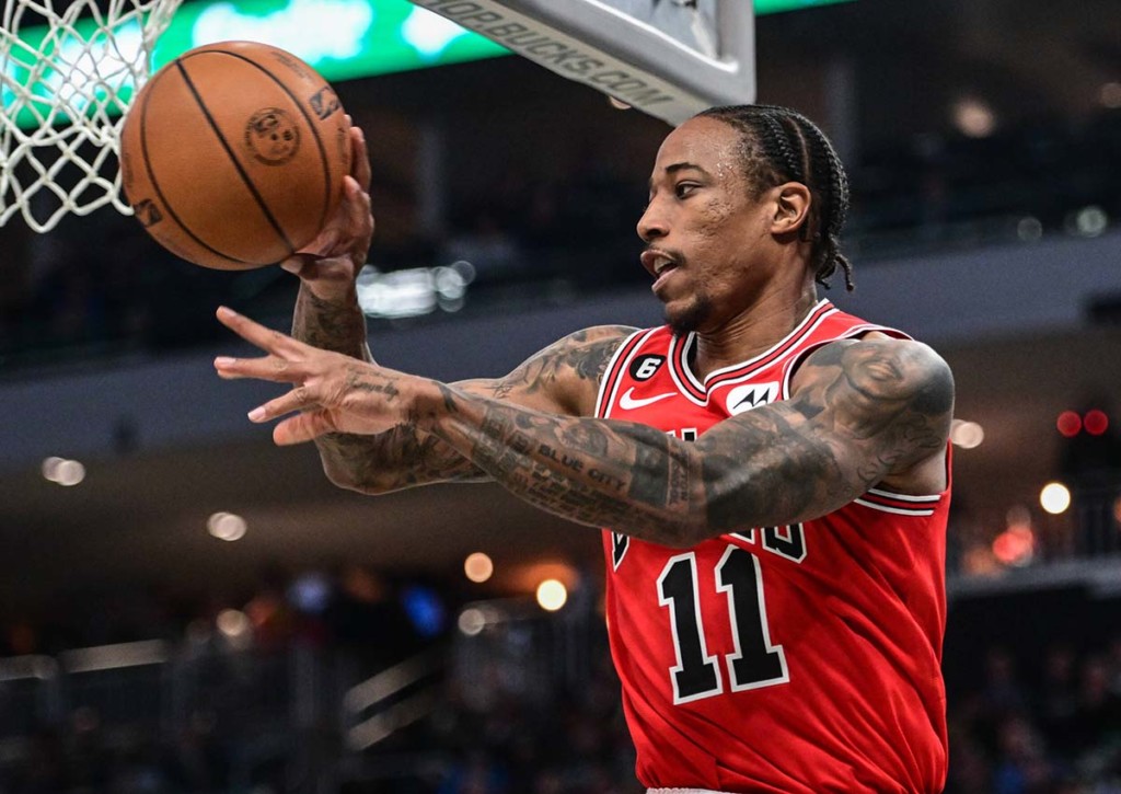 Brilliert Bulls-Schlüsselspieler DeMar DeRozan auch gegen Utah Jazz? © IMAGO / USA TODAY Network, 23.11.2022 Utah Jazz Chicago Bulls Tipp