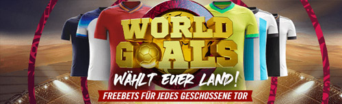 WM World Goals - Freebet für jedes Tor