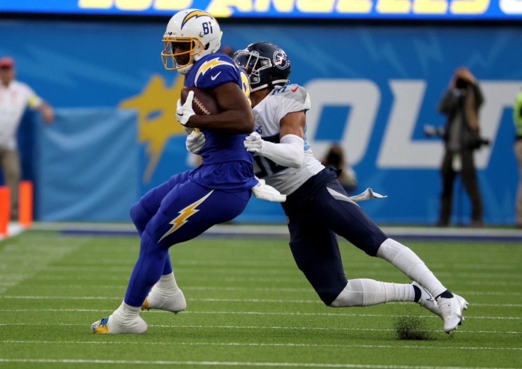 Setzen die LA Chargers (im Bild: Mike Williams) gegen die Colts ihren Aufwärtstrend fort?