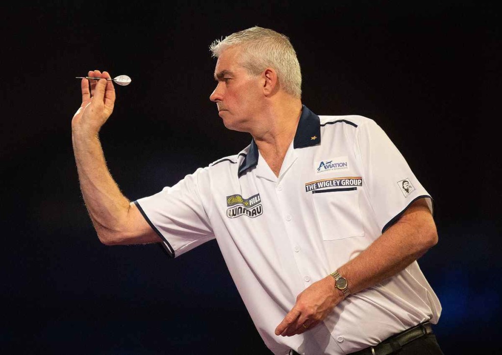 Siegt Steve Beaton deutlich gegen Danny van Trijp? © IMAGO / Pro Sports Images, 22.12.2021 Steve Beaton Danny van Trijp Tipp