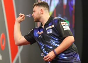 Scheidet das Darts-Wunderkind Josh Rock in Runde zwei schon gegen Callan Rydz aus? © IMAGO / Pro Sports Images, 17.12.2022 Scheidet das Darts-Wunderkind Josh Rock in Runde zwei schon gegen Callan Rydz aus?