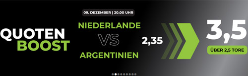 Holland Argentinien Quoten Boost - Sportwetten Angebote