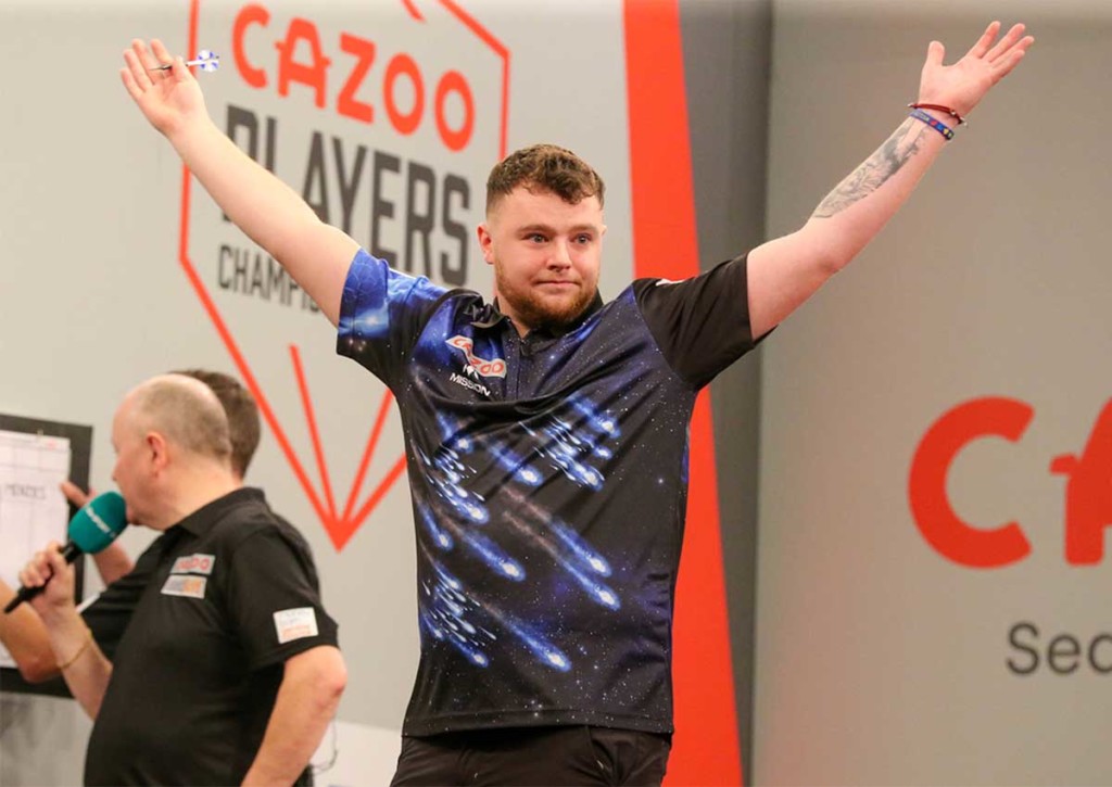 Gewinnt Josh Rock (im Bild) sein ersten Spiel bei einer Darts WM gegen Jose Justicia? © IMAGO / Pro Sports Images, 25.11.2022 Josh Rock Jose Justicia Tipp