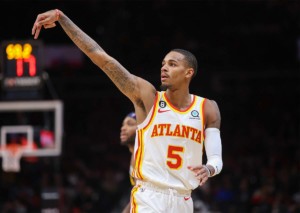 Wird Dejounte Murray für die Atlanta Hawks gegen die New York Knicks erneut zum Matchwinner? © IMAGO / USA TODAY Network, 02.12.2022 New York Knicks Atlanta Hawks Tipp