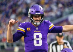 Die Vikings (im Bild: Cousins) sind Favorit gegen die Giants. © IMAGO / Icon Sportswire, 17.12.2022 Minnesota Vikings New York Giants Tipp