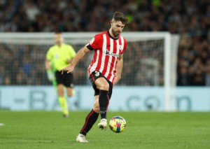 Fixiert Athletic Bilbao (im Bild: Yeray Alvarez) im Pokal gegen Espanyol Barcelona den Viertelfinaleinzug? IMAGO / Aflosport, 14.01.2023 Fixiert Athletic Bilbao (im Bild: Yeray Alvarez) im Pokal gegen Espanyol Barcelona den Viertelfinaleinzug?