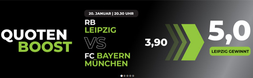 Bundesliga Quoten Boost für Leipzig vs. Bayern