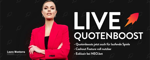 Neobet Live Quotenboost
