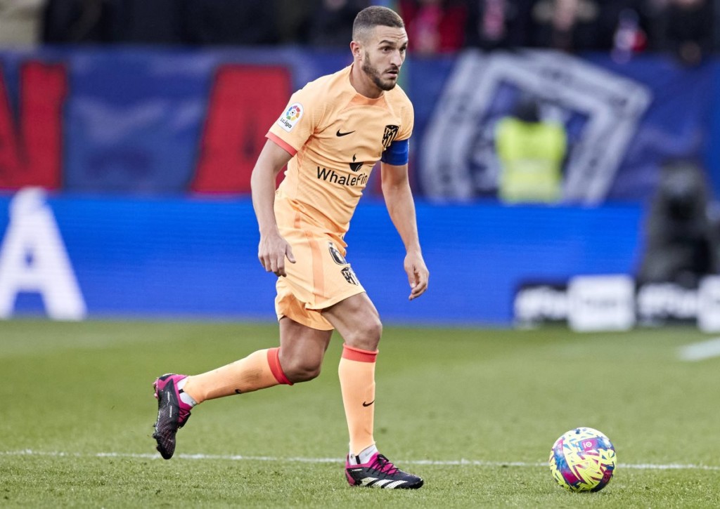 Behauptet Atletico Madrid mit Kapitän Koke im Heimspiel gegen Getafe den CL-Platz? © IMAGO / Ricardo Larreina Amador, 29.01.2023 Behauptet Atletico Madrid mit Kapitän Koke im Heimspiel gegen Getafe den CL-Platz?