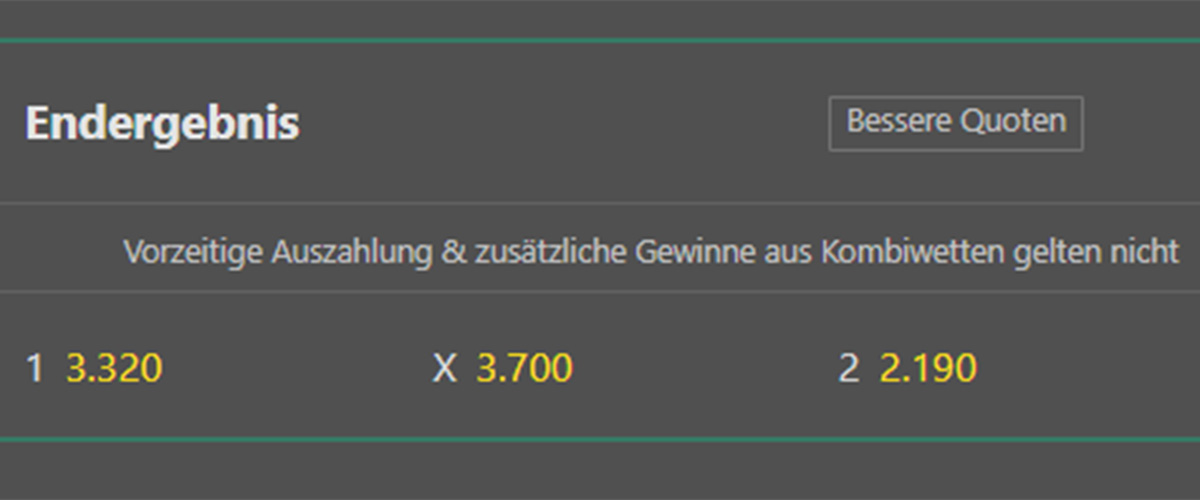 Bet365 Verbesserte Quoten