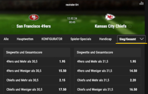 Super Bowl tippen bei Bwin