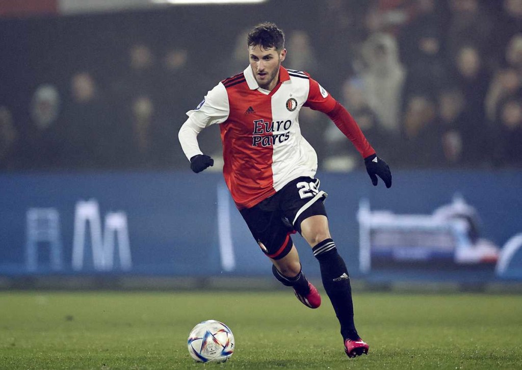 Ist Feyenoord Rotterdam (im Bild: Gimenez) gegen PSV Eindhoven im Vorteil? © IMAGO / ANP, 25.01.2023 Feyenoord Rotterdam PSV Eindhoven TippFeyenoord Rotterdam PSV Eindhoven Tipp