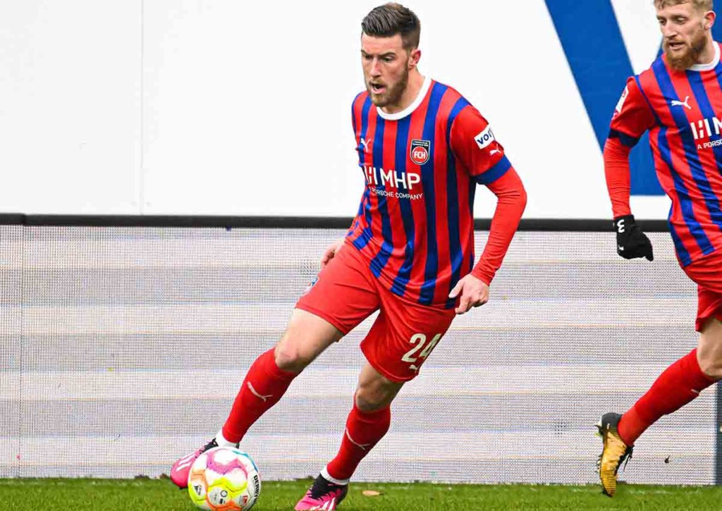 Die schwarze Serie Heidenheims (im Bild: Christian Kühlwetter) in Braunschweig soll endlich ein Ende finden. © IMAGO / Lobeca, 28.01.2023 Braunschweig vs. Heidenheim Prognose