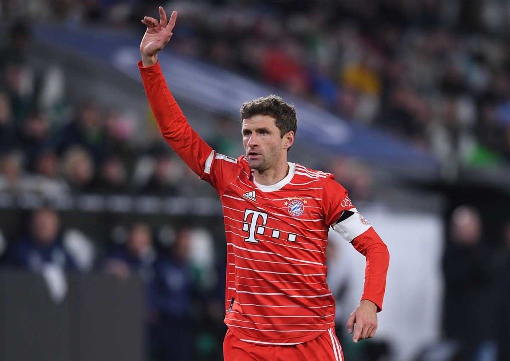 Plagen sich die Bayern (im Bild: Thomas Müller) auch gegen Bochum? © IMAGO / Revierfoto, 05.02.2023 Bayern Bochum Tipp