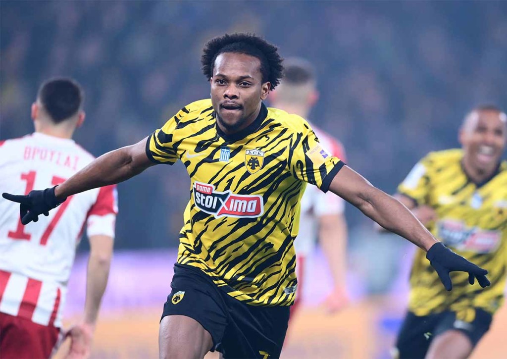 Legt AEK Athen (im Bild: Levi Garcia) auswärts bei Olympiakos Piräus noch einmal nach? © IMAGO / ANE Edition, 09.02.2023 Olympiakos Piräus AEK Athen Tipp