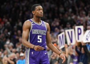 Wie selbstsicher agiert Fox (Sacramento Kings) im Match gegen die Portland Trail Blazers? © IMAGO / USA TODAY Network, 11.02.2023 Sacramento Kings Portland Trail Blazers Tipp