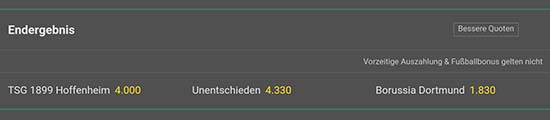 Bet365 Verbesserte Quoten