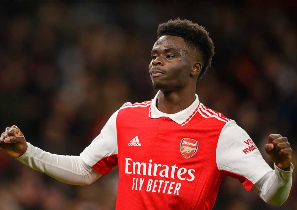 Ist Bournemouth für Arsenal (im Bild: Bukayo Saka) nur die nächste Station in Richtung Meisterschaft? © IMAGO / PA Images, 01.03.2023 Arsenal Bournemouth Tipp