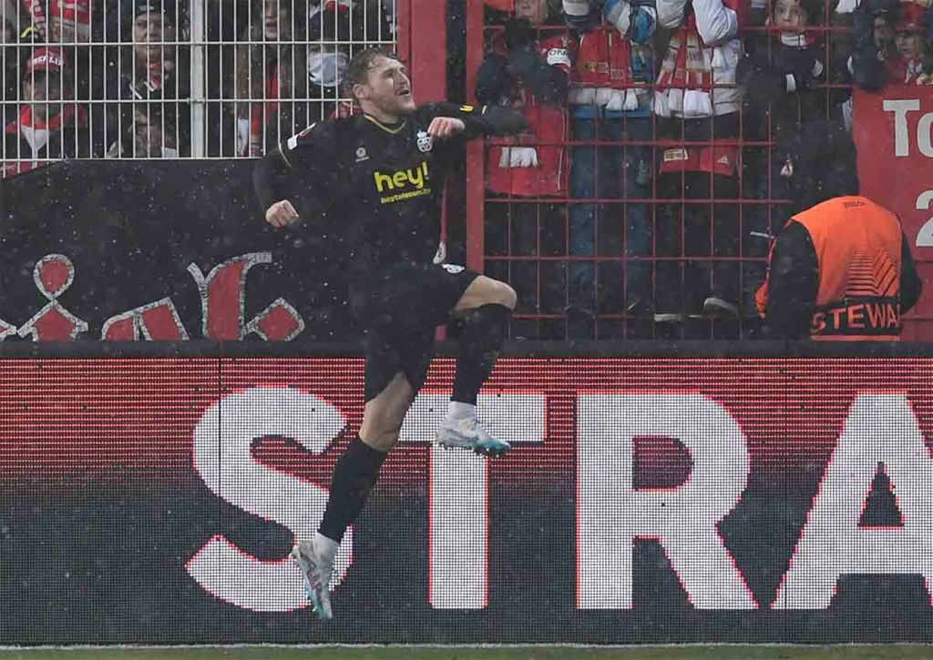 Sorgt Royale Union SG (im Bild: Yorbe Vertessen) im zweiten Topspiel der Woche, gegen Genk, für viele Tore? © IMAGO / Matthias Koch, 09.03.2023 Genk Royale Union SG Tipp