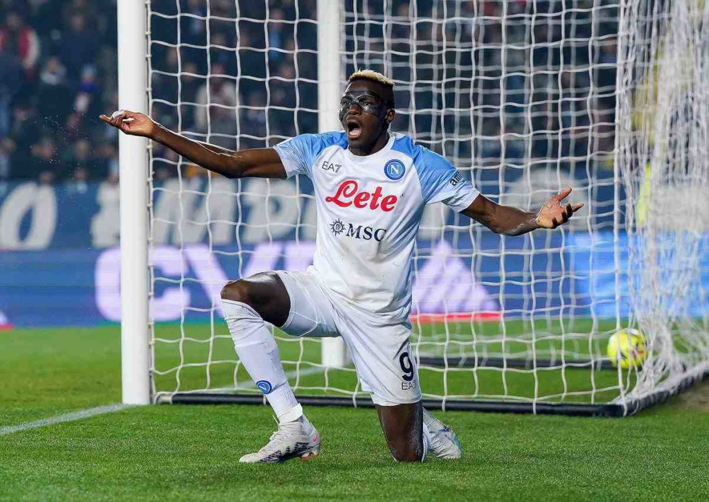 Ist Neapel (im Bild: Osimhen) zu stark für Lazio Rom? © IMAGO / Uk Sports Pics Ltd, 25.02.2023 Neapel Lazio Rom Tipp