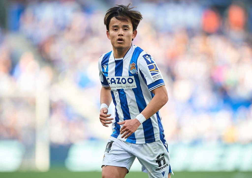Macht Real Sociedad (im Bild: Takefusa Kubo) gegen Cadiz den nächsten Schritt in Richtung Königsklasse? © IMAGO / Shutterstock, 18.02.2023 Real Sociedad Cadiz Tipp