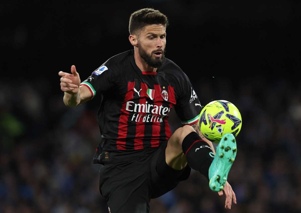 Kann sich Empoli Hoffnungen auf einen Erfolg gegen AC Milan (im Bild: Giroud) machen? © IMAGO / LaPresse, 02.04.2023 AC Milan Empoli Tipp