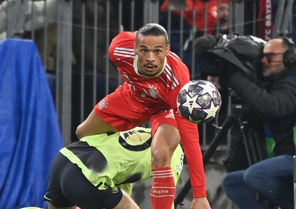 Mainz will dem Favoriten Bayern (im Bild: Sane) ein Bein stellen. © IMAGO / Sven Simon, 19.04.2023 Mainz Bayern Tipp