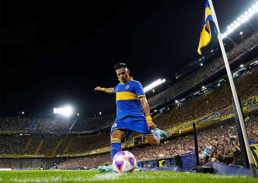 Gewinnen die Boca Juniors (im Bild: Óscar Romero) ihr Auftaktspiel gegen Monagas? © IMAGO / Photogamma, 06.03.2023 Monagas Boca Juniors Tipp