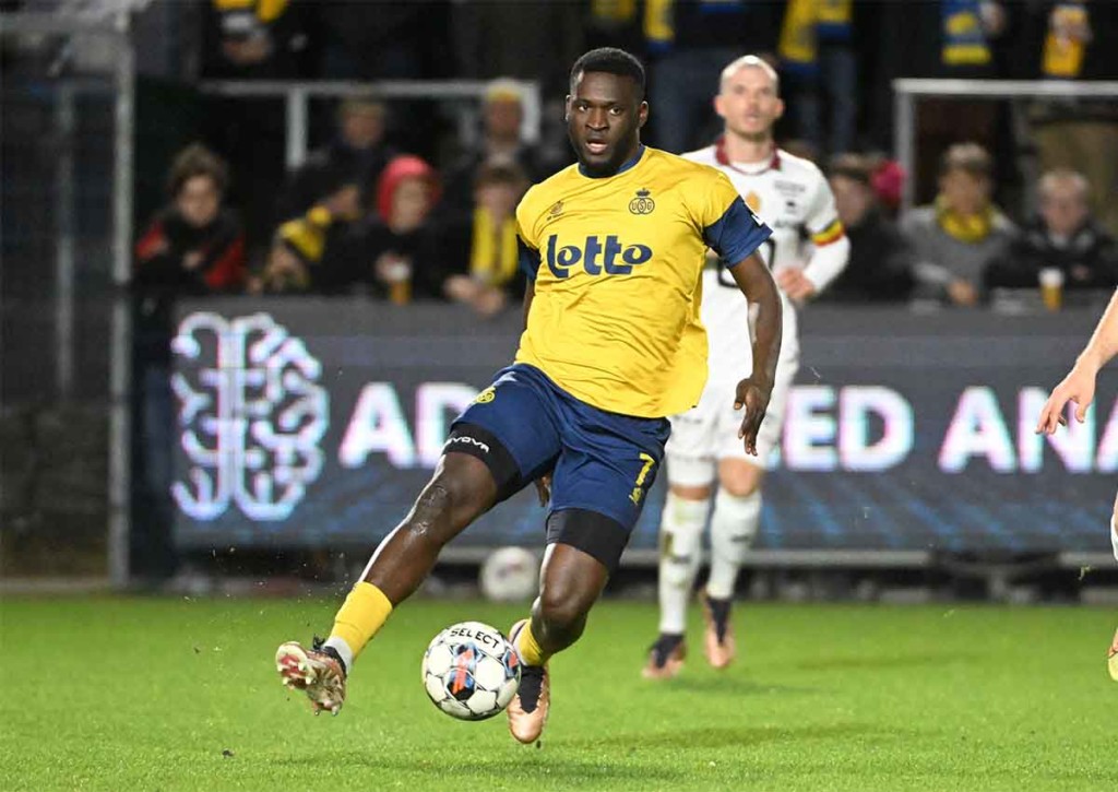 Gewinnt Royale Union SG (im Bild: Viktor Boniface) in Brügge das Spitzenspiel? © IMAGO / MB Media Solutions, 19.03.2023 Gent Royale Union SG Tipp