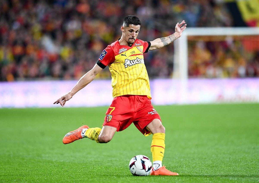 Wird Lens (im Bild: Sotoca) den Erwartungen gegen Straßburg gerecht? © IMAGO / Sipa USA, 18.03.2023 Lens Straßburg Tipp