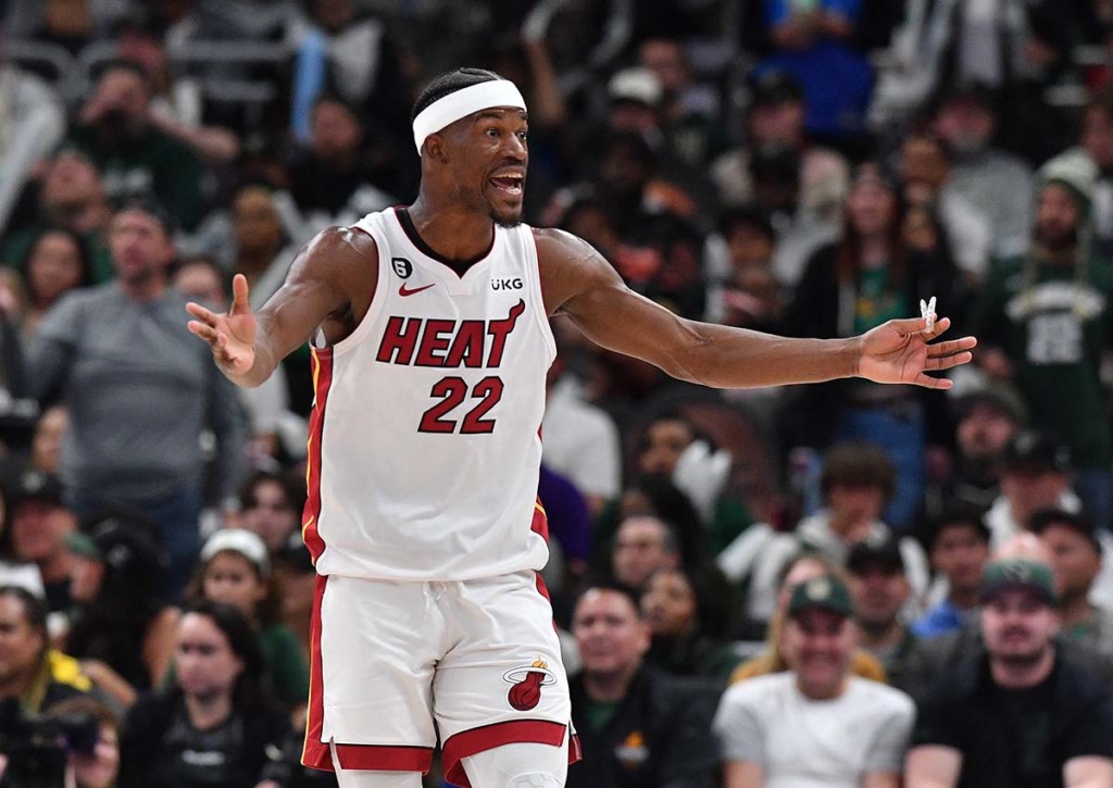 Kann Jimmy Butler die Heat gegen Milwaukee in Führung bringen? © IMAGO / USA TODAY Network, 16.04.2023 Miami Heat Milwaukee Bucks Tipp