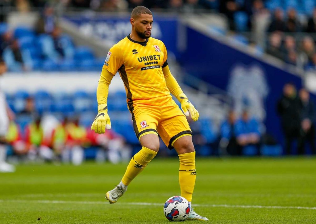 Hält Steffen (Middlesbrough) der Offensive von Burnley stand? © IMAGO / Focus Images, 11.02.2023 Middlesbrough Burnley Tipp