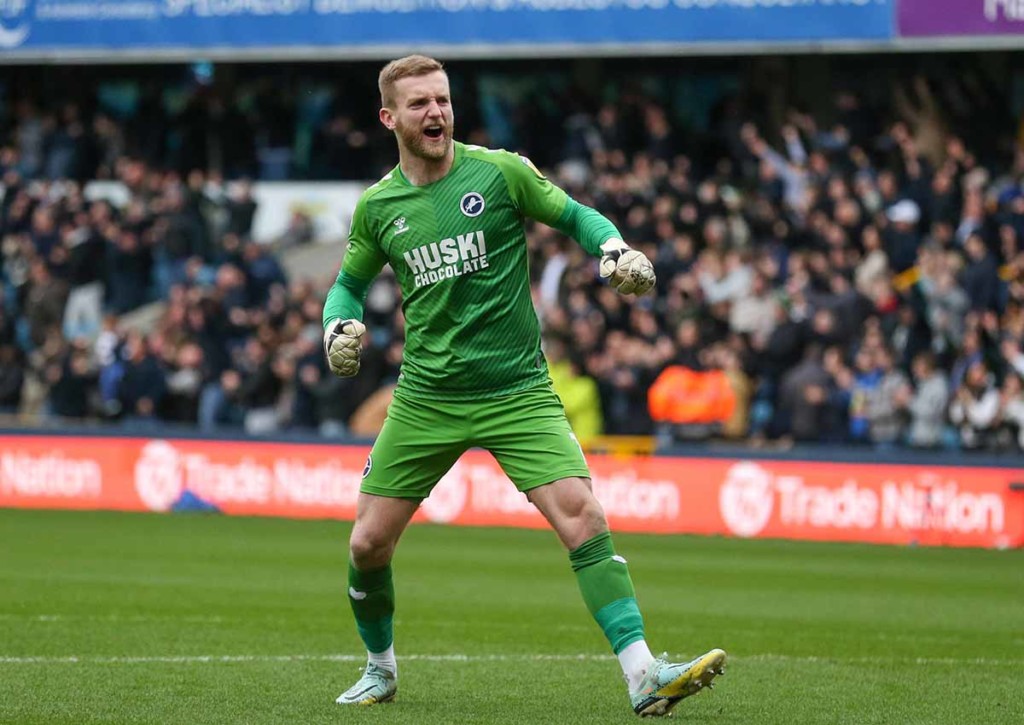 Kann George Long von Millwall gegen Luton eine Niederlage verhindern? © IMAGO / News Images, 18.02.2023 Millwall vs. Luton Tipp 04 2023