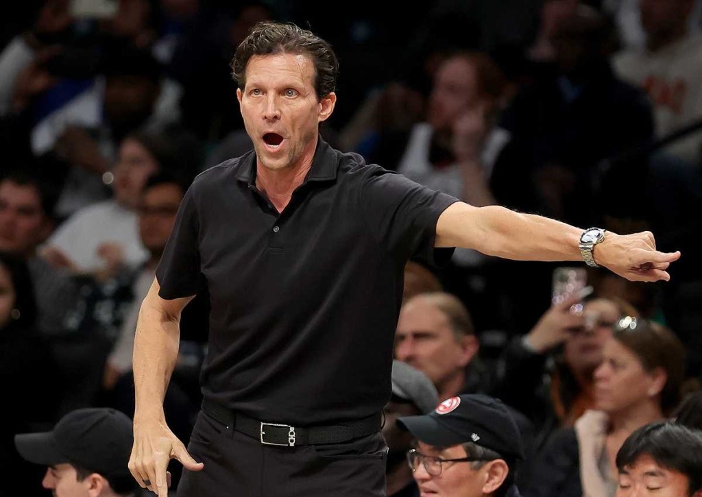 Die Hawks (im Bild: Coach Snyder) sind klarer Favorit gegen Washington. © IMAGO / USA TODAY Network, 31.03.2023 Atlanta Hawks Washington Wizards Tipp