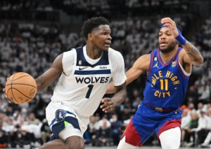 Endet die Serie der Nuggets gegen die Timberwolves nach Spiel 5 in Denver? © IMAGO / USA Today Network, 21.04.2023 Endet die Serie der Nuggets gegen die Timberwolves nach Spiel 5 in Denver?